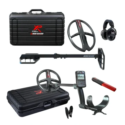 DEUS II RC + 3 bobinas (34x28cm + Xtrem Hunter) + audífono bluetooth WSAII-XL + Pointer MI-6